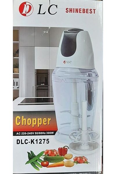 GENERAL DLC Electric Vegetable Cutter, Model DLC-K1275, 1.5L Capacity, 300W, White