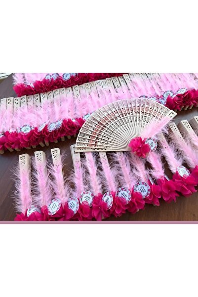 GLARE ATELİER 10 Adet Ahşap Yelpaze Bride To Be, Kına, Bekarlığa Veda, Gelin ...