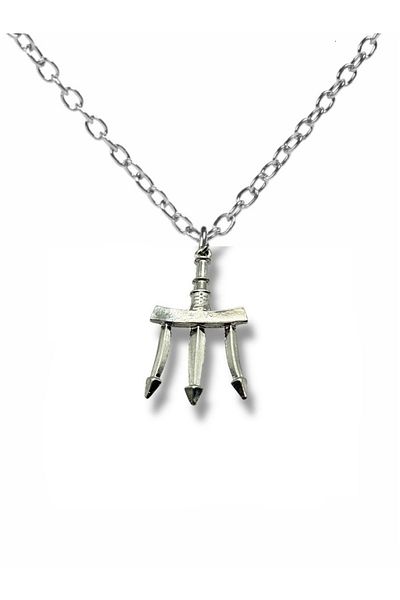 Herşey Nota Percy Jackson Trident Figured Unisex Necklace – Mythological Jewelry with 60 cm Chain