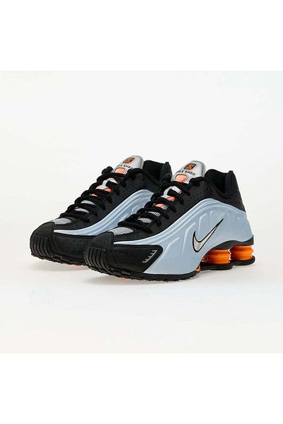 Nike W Shox R4 "Blue Tint/ Metallic Silver-Total Orange"