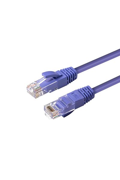 MicroConnect Cablu UTP CAT6A 0.5m violet LSZH
