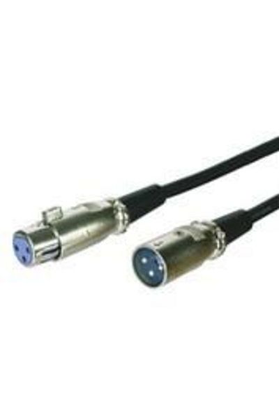 MicroConnect XLR M-F 2m 3 pini Negru