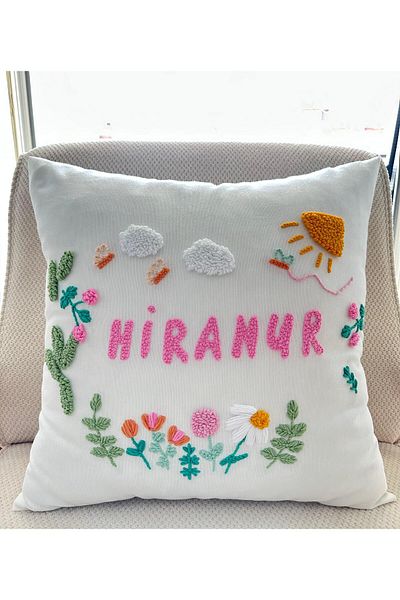 punchatolyem Panch Punnch Children's Rooms Baby Rooms Throw Pillow Handmade 30X50