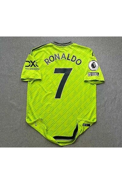 MONTENERO Manchester United 2022/23 Season Cristiano Ronaldo Away Jersey (Neon)