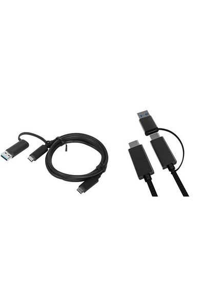 MicroConnect USB-C kabel with a USB 3.0 A adapter