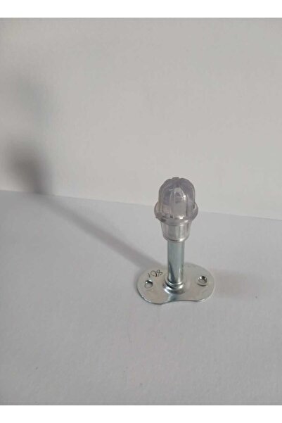 ÇEÇEN HOME Yüksek Kalite Silikon Kapı Tamponu, Stoper, Takoz (Gümüş)