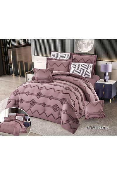 Gerenic Cool fabric summer double bed sheet set - 8 pieces
