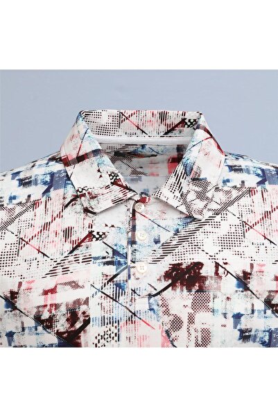 Dio Rise Ανδρικό μπλουζάκι με κοντομάνικο γιακά πόλο - (M-2XL) - PLD-458 - Navy Blue