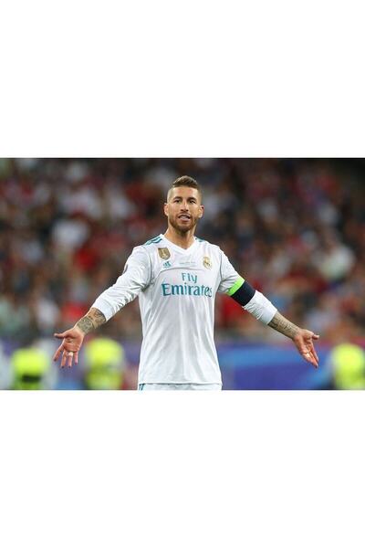 BREATHLESS Real Madrid 2018 Kiev Şampiyonlar Ligi Finali Sergio Ramos Forması