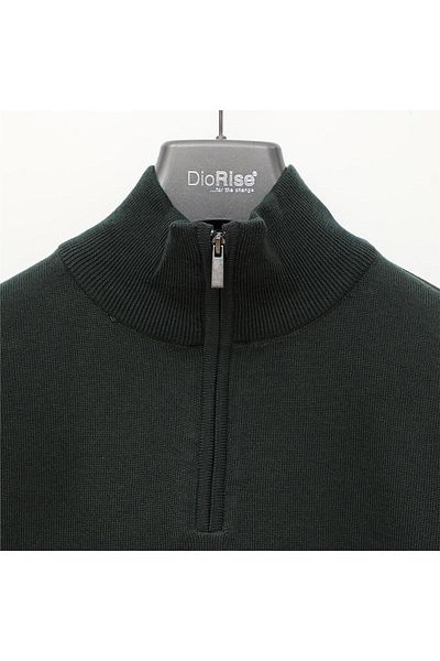 Dio Rise Men's Long Sleeve Slim Zip Collar Sweater - 189008 - Nefti