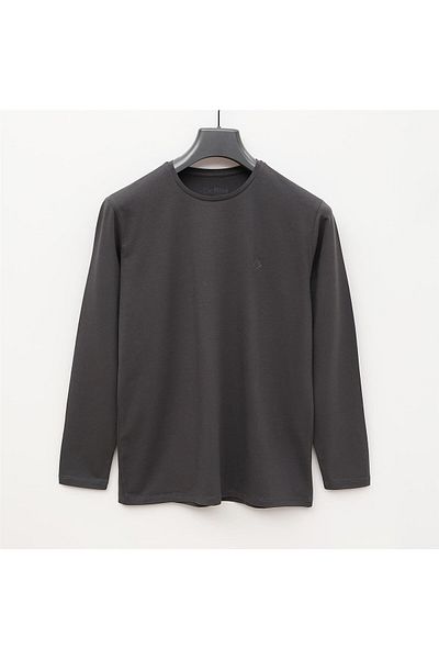 Dio Rise Tricou subțire cu mânecă lungă pentru bărbați - (S-2XL) - SMU-108 - Antracit