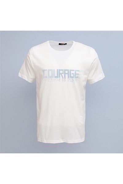 Dio Rise Tricou cu mânecă scurtă pentru bărbați - (M-2XL) - PS-201 - alb