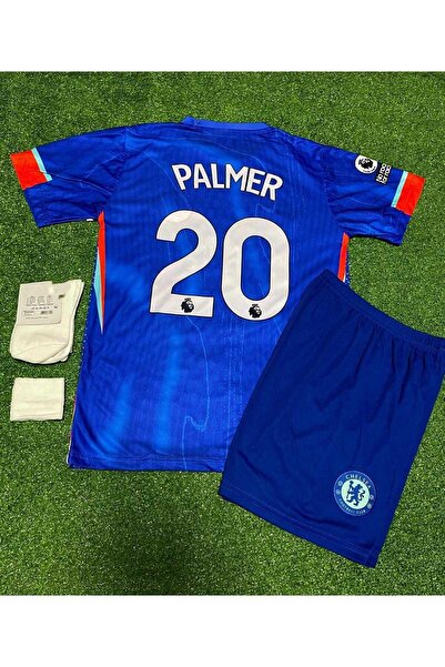 BYSPORTAKUS C.h.e.l.s.e.a 2024/25 Yeni Sezon Cole Palmer Çocuk Forması 4'lü S...