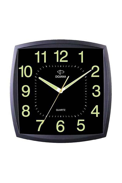 dojana Analog Wall Clock Black 7 x 7cm