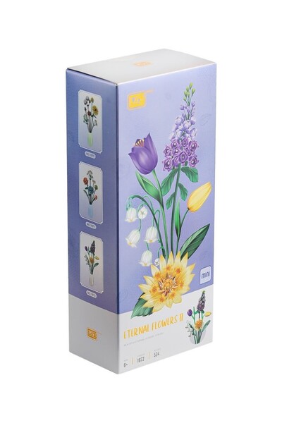 Loz Lz1672 Flower Block Set 534 Pieces-Vagon Life