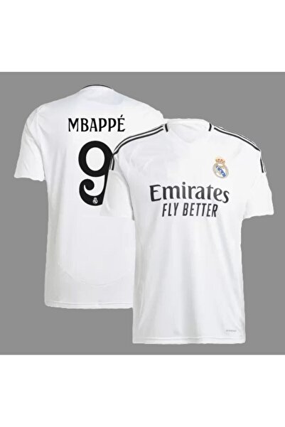 BYSPORTAKUS Kylian Mbappe 2024-25 Yeni Sezonu Real Madrid Yetişkin İç Saha Fo...