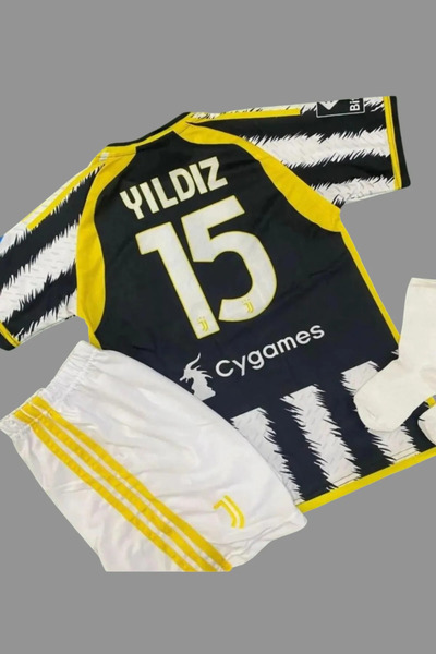 BYSPORTAKUS Kenan Yıldız 2023-24 Sezonu Çocuk İç Saha Forması 4'lü Set