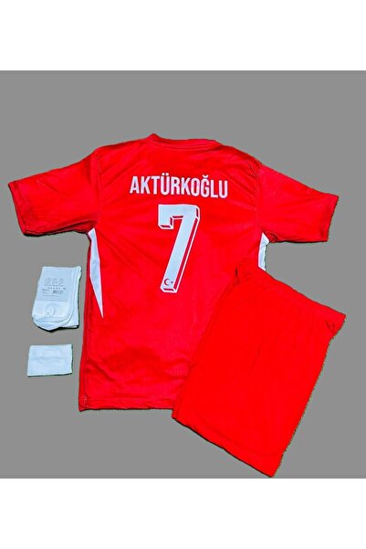 BYSPORTAKUS Kerem Aktürkoğlu Türkiye Milli Takımı Euro 2024 Çocuk Deplasman F...