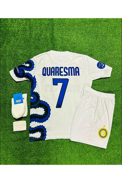 MONTENERO İ.N.T.E.R 2010 Dragon Patterned Ricardo Quaresma Football Kids Jersey Set of 4