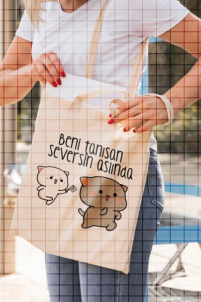 ÇELİKLER HEDİYE You Know Me You Actually Printed Cloth Bag