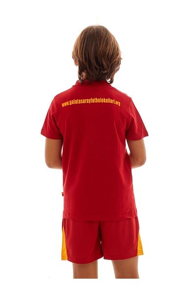 Galatasaray Original Polo Neck Children's T-Shirt