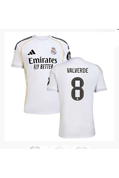 BYSPORTAKUS Real Madrid 2025-26 Yeni Sezon Valverde iç Saha Forması