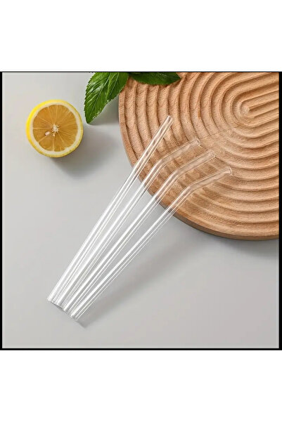 alpikom 6 ADET ÇEVRE DOSTU YENİDEN KULLANILABİLİR DAYANIKLI CAM PİPET SETİ