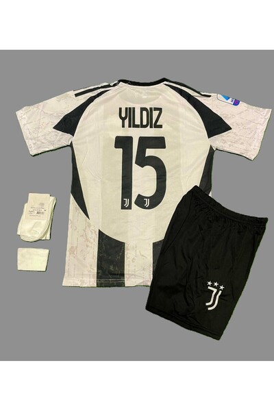 BYSPORTAKUS Kenan Yıldız 15 Numara 2024-25 Sezonu İç Saha Çocuk Forması 4'lü Set