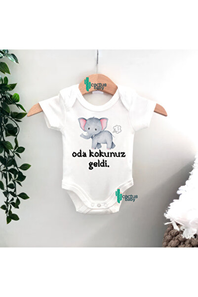 CACTUS COLLECTION Funny Written Room Smell Baby Bodysuit 100% Cotton Aunt Unc...