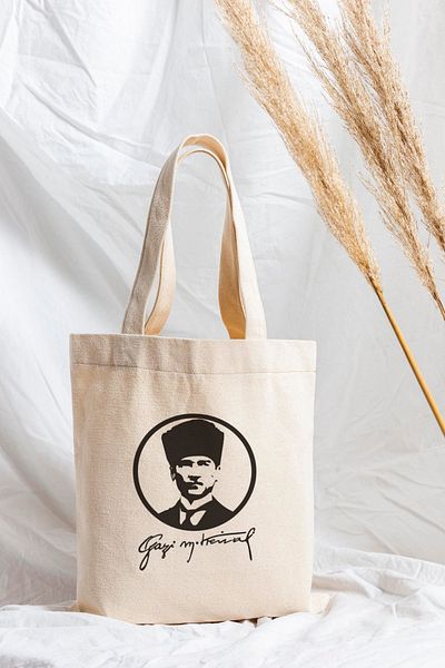 ÇELİKLER HEDİYE Gazi Mustafa Kemal Atatürk Printed Cloth Bag