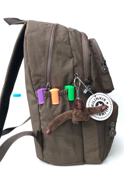 Klinkır Black Water Resistant Fabric Daily & School Use Backpack 8813