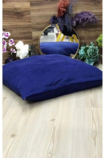 Kumru Çeyiz Tasarım Çok Kullanışlı Mat Kadife Yer Minderi Kılıfı 60x60
