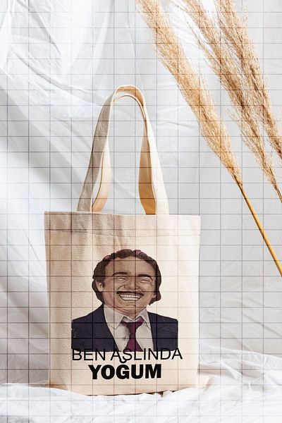 ÇELİKLER HEDİYE I'M Actually Kneaded Printed Cloth Bag