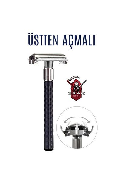 MR RZN STORE Manual Shaver 2 Sided Sickle Design