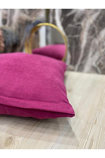 Kumru Çeyiz Tasarım Çok Kullanışlı Mat Kadife Yer Minderi Kılıfı 60x60
