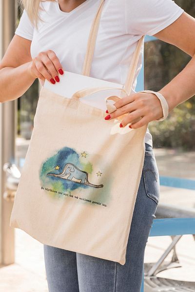 ÇELİKLER HEDİYE To Explain Everything to Such Greats Little Prince Printed Cloth Bag