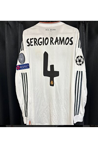 BYSPORTAKUS Sergio Ramos R.e.a.l. M.a.d.r.i.d. 2014 Sezonu Final Maçı Yetişkin Uzun Kollu Forması