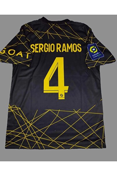 BYSPORTAKUS Sergio Ramos P.s.g 2023/24 Yeni Sezon Örümcek Desenli Alternatif ...