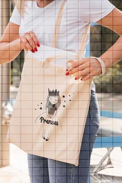 ÇELİKLER HEDİYE Princess Printed Cloth Bag