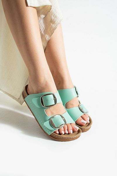 COMFORT OF PANTOFOLE Two Buckle Slippers