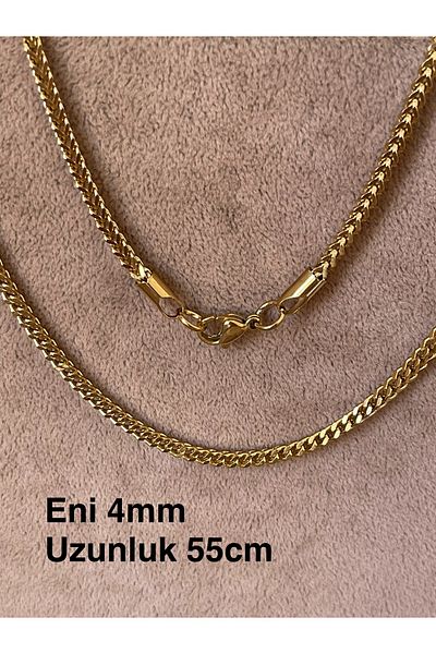 Rupen Kraft 316 L Surgical Steel Cobra Model Gold Stainless Tarnish Free Steel Necklace