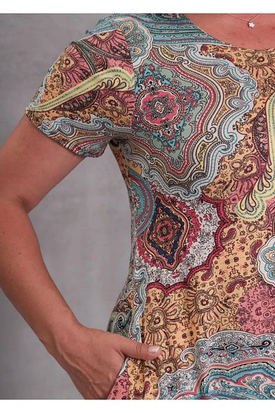 KapadokyaButik Plus Size Summer Pocket Dress