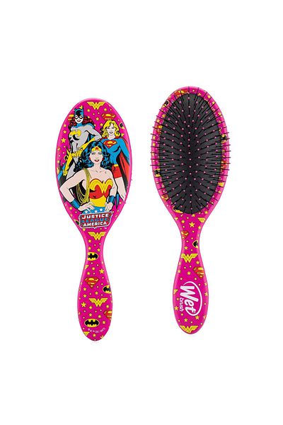 Wet Brush Original Detangler Hair Brush - Justice League, (Wonder Woman, Batgirl, and Supergirl)