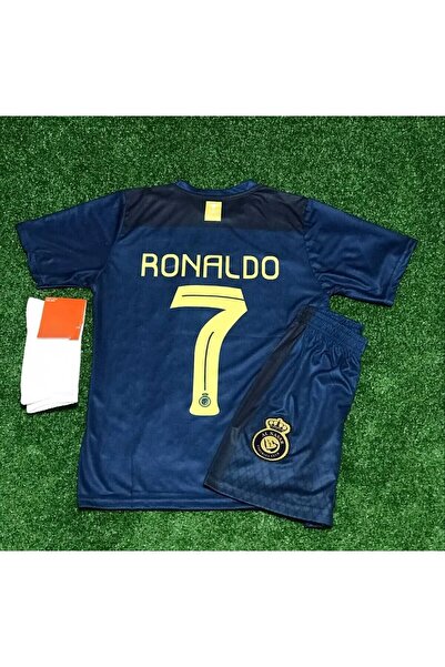 Lion Spor Cristiano Ronaldo 2023-24 Season Al-Nassr Kids Away Jersey Set of 4