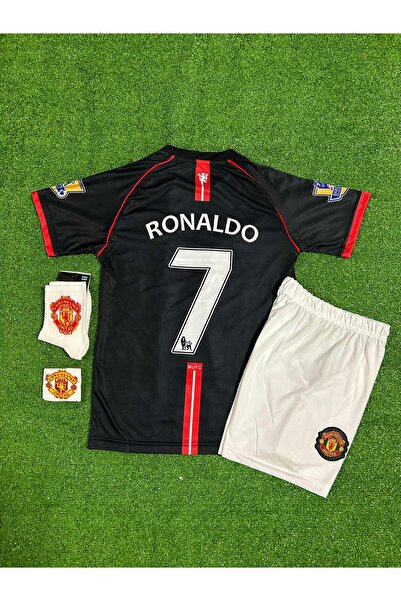 BYSPORTAKUS Manchester United 2008 Cristiano Ronaldo Deplasman Çocuk Forması ...