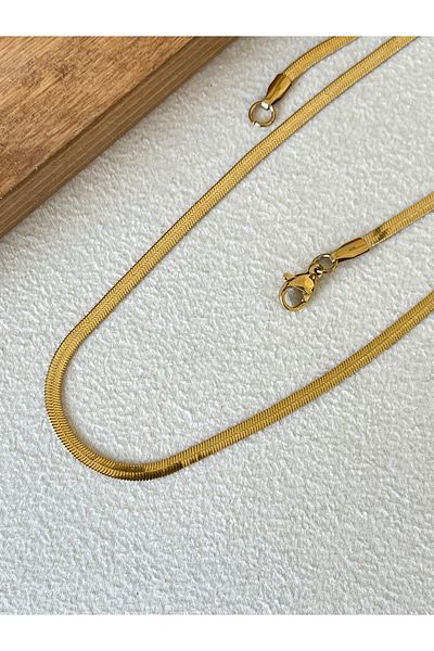 Rupen Kraft 316 L Surgical Steel Snake Model Stainless Tarnish Free Steel Necklace