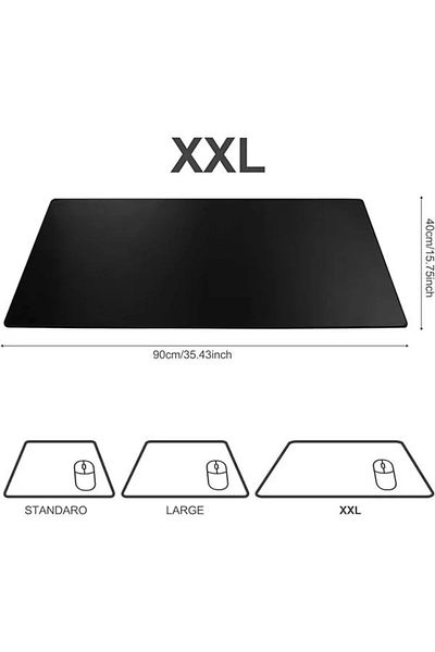 Mu Art Ahşap Bvifiox Large Gaming Mouse Pad 89.9 cm X 39.9 cm X 0.3 Cm, Extended with Premium Textured Fabric