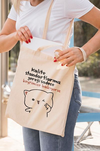 ÇELİKLER HEDİYE Quality Standards Only Look at Our Key Printed Cloth Bag