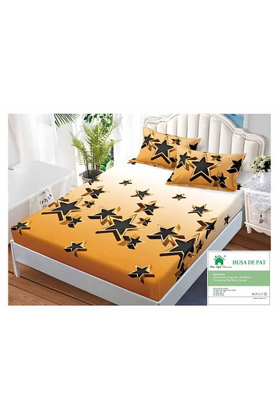 FIONNA.RO Fine Cotton Duvet Cover 90x200cm - Like a Star