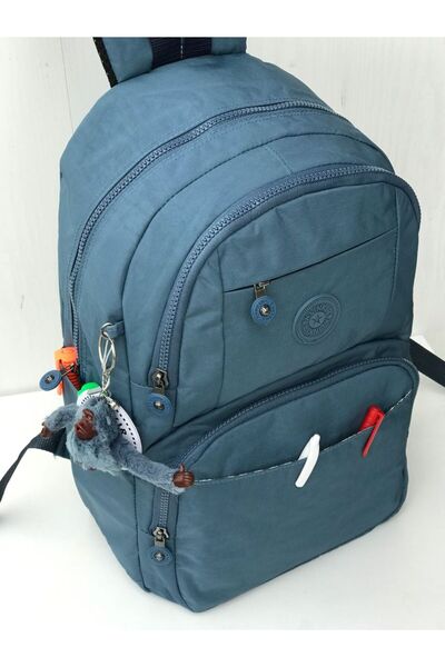 Klinkır Water Resistant Crinkle Fabric Backpack Suitable for School and Daily Use